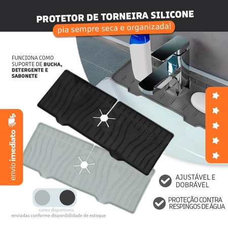 Tapete Protetor Para Pia De Silicone