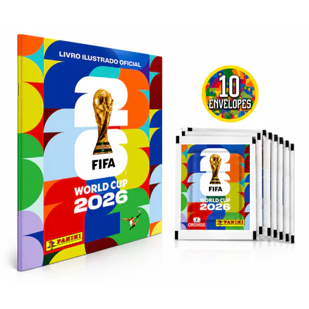 Álbum Copa 2026 + Figurinhas
